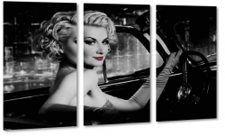 marylin monroe, gwiazda, moda, styl, kobieta, sawa, seksapil, miasto, city, samochd