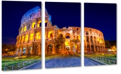 coloseum, koloseum, rzym, wochy, italia, amfiteatr, starotno, podr, budowle, zwiedzanie, turystyka, owietlony