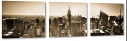 empire state building, nowy jork, metropolia, usa, wieowce, biznes, sepia