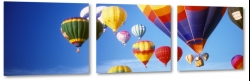 balony, lot, latanie, kolorowe, wycig, podr, pasja, niebieskie niebo
