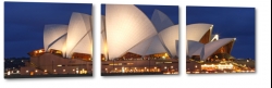 sydney opera house, australia, sydney, opera, sztuka, atrakcja, dark, noc, miasto, city