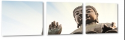 budda, joga, zen, staroytno, historia, posg, budowla, sztuka, kultura, religia, chiny, promienie, blask