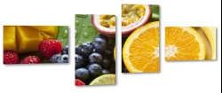 owoce, smak ogrd, sodki, mango, maliny, kiwi, granat, kwany, cytrusy, lato, zdrowie, wieo, natura, do kuchni