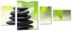 kamienie, czarne, licie, zen, ogrd, wellness, spa