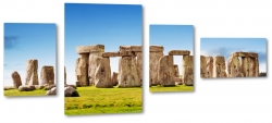 stonehenge, anglia, wielka brytania, budowla, staroytno, tajemnica, kamienie, widok, krajobraz, architektura