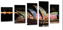 sydney opera house, australia, sydney, opera, sztuka, atrakcja, kolorowe