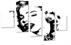 marylin monroe, szkic, gwiazda, moda, styl, kobieta, seksapil, czarne to