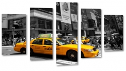 taxi, nowy jork, new york, city, miasto, metropolia, usa