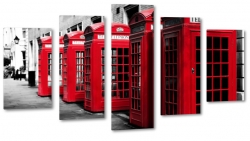 telephone, telefon, budka, londyn, london, anglia, wielka brytania, czerwony