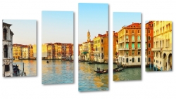 wenecja, venice, gondola, canale grande, rzeka, wochy, italia