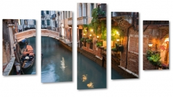 wenecja, venice, gondola, canale grande, rzeka, wochy, italia, odzie, podr