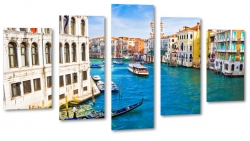 wenecja, venice, gondola, canale grande, rzeka, wochy, italia, odzie, podr