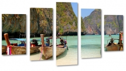 dki, tajlandia, lato, podr, soce, morze, piasek, plaa, wakacje, odpoczynek, krajobraz, natura, klif