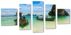 d tajska, plaa, ocean, wakacje, tropikalna wyspa